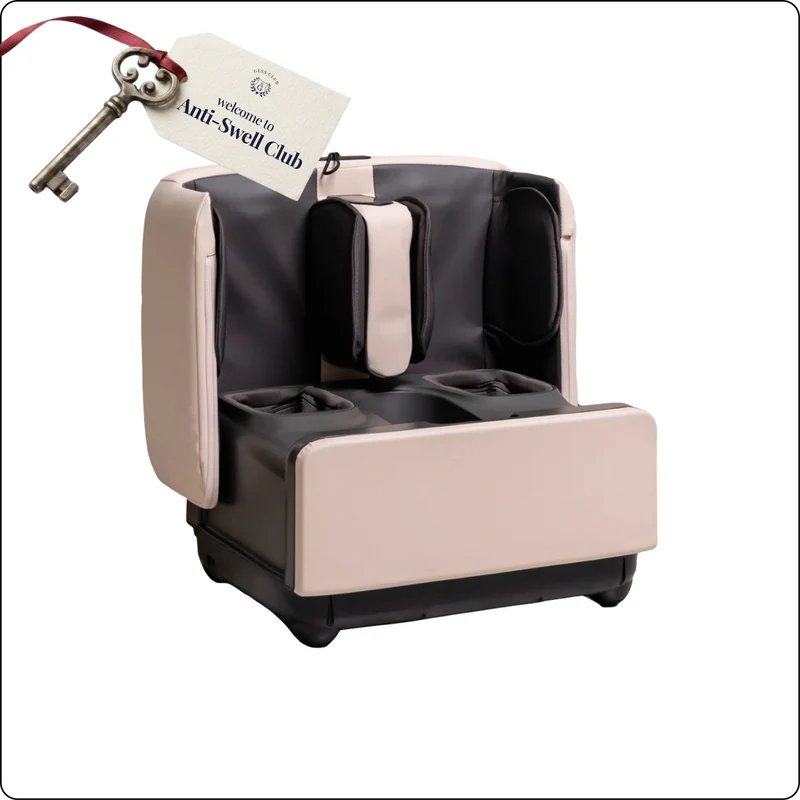 GESS PUF Foot & Calf Massager 3-in-1 BEIGE