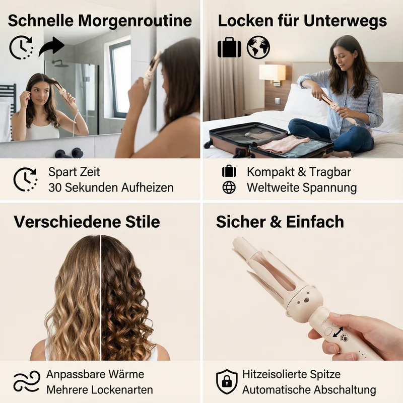 Automatischer Lockenstab 32 mm