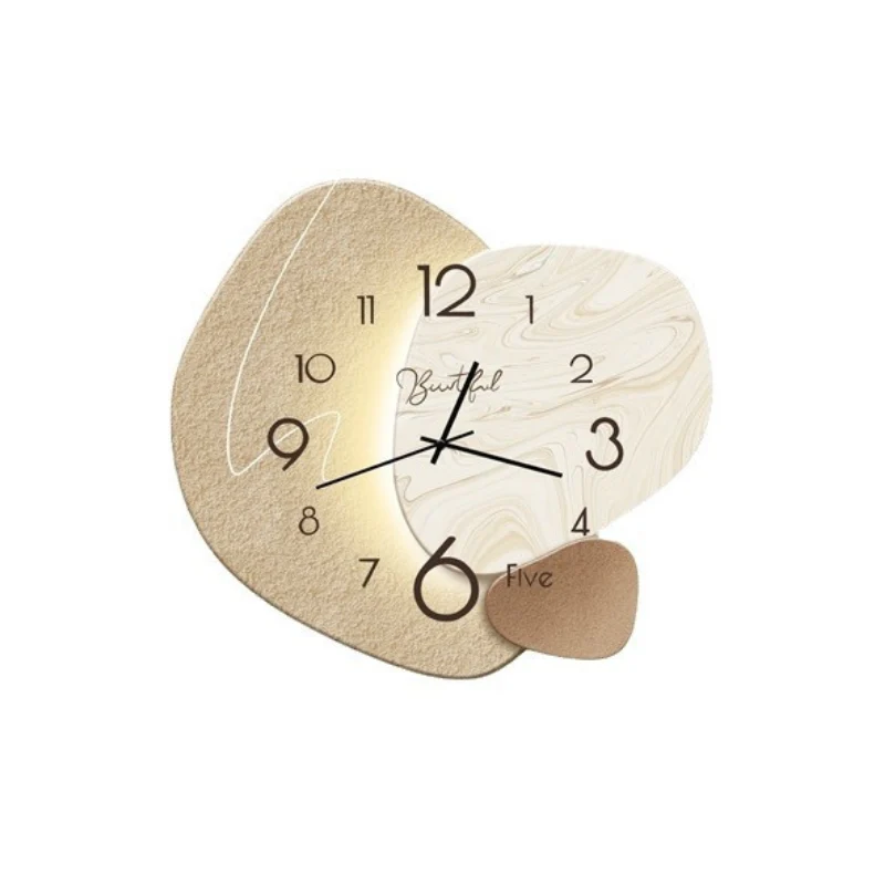 Wanduhr im skandinavischen Stil – Lautloses Uhrwerk in zwei Durchmessern