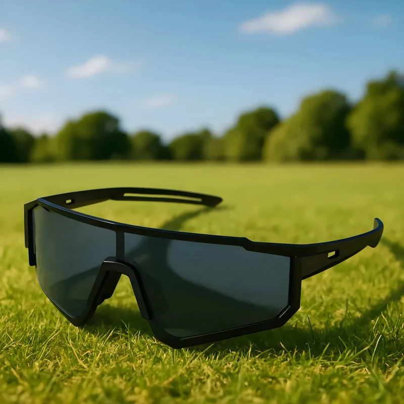 Sportsonnenbrille – Beschichtete Gläser mit UV-Filter und Wrap-Fassung
