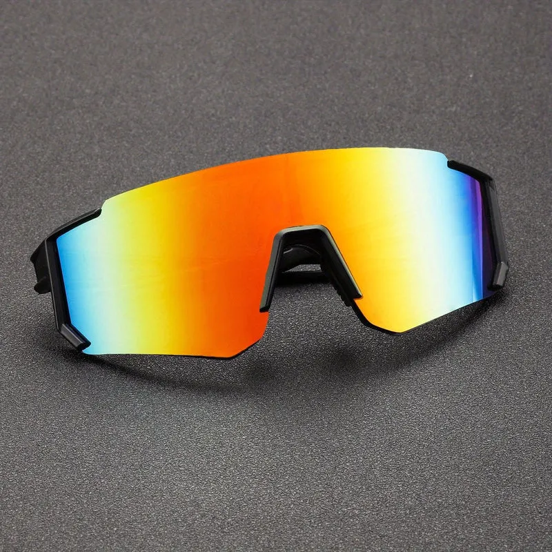 Sportsonnenbrille – Beschichtete Gläser mit UV-Filter und Wrap-Fassung