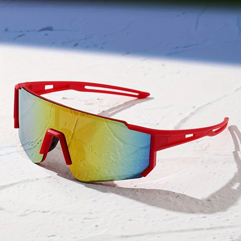 Sportsonnenbrille – Beschichtete Gläser mit UV-Filter und Wrap-Fassung