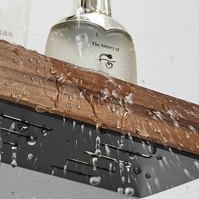 Badezimmerregal – Schmales Wandbrett ohne Bohren, belastbar bis zehn Kilo