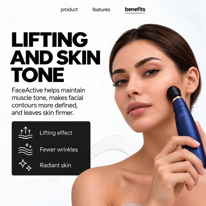 GESS FaceActive Original BMS (NAZAROV method) Massager