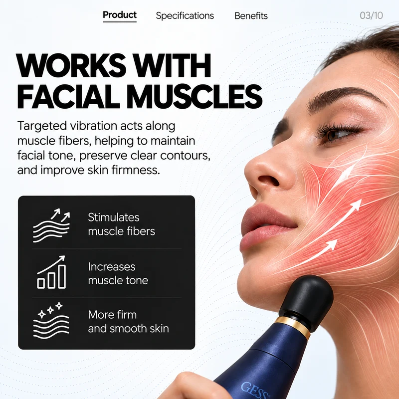 GESS FaceActive Original BMS (NAZAROV method) Massager