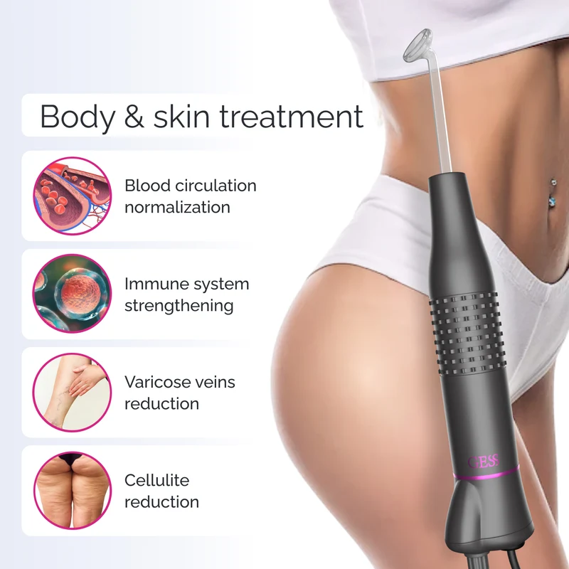 GESS Dars High Frequency Massager Original Darsonval 5 in 1 stimulates hair health for men and women