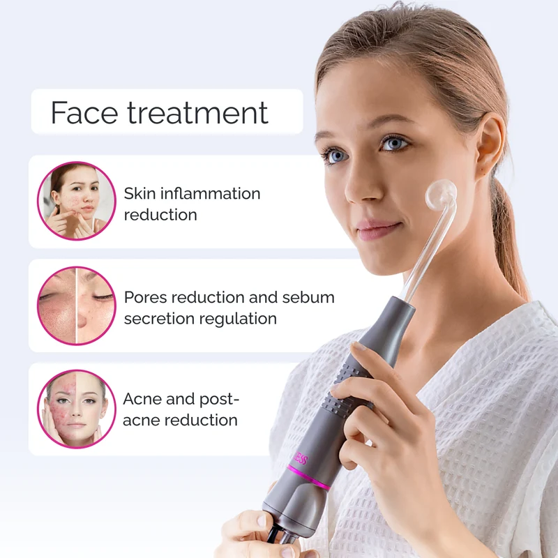 GESS Dars High Frequency Massager Original Darsonval 5 in 1 stimulates hair health for men and women
