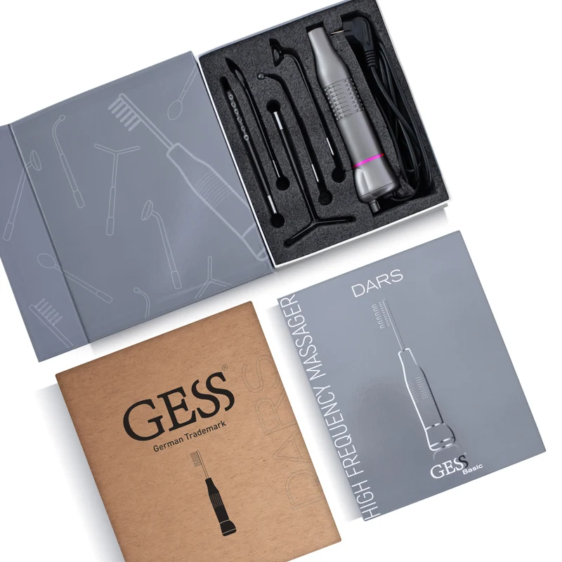 GESS Dars High Frequency Massager Original Darsonval 5 in 1 stimulates hair health for men and women