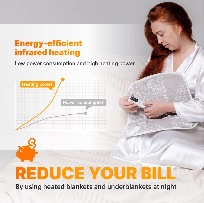 EcoSapiens Heating pad grey 40x50 cm
