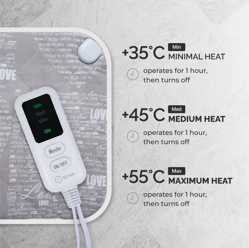 EcoSapiens Heating pad grey 40x50 cm