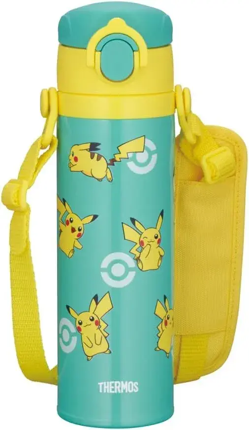 THERMOS Pokemon Kids 500ml Vacuum Insulated Mobile Mug Beige