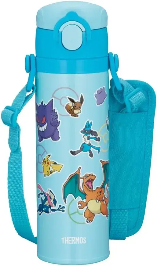 THERMOS Pokemon Kids 500ml Vacuum Insulated Mobile Mug Beige