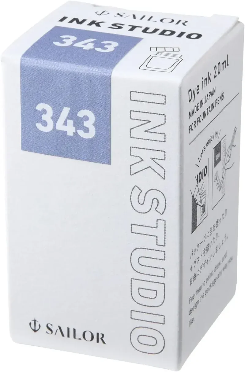 Sailor Pen Studio Gray Fountain Pen Ink 20 ml for Creative Periods