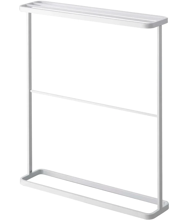 Yamazaki Jitsugyo Bath Towel Hanger Rack - Space-Saving Design
