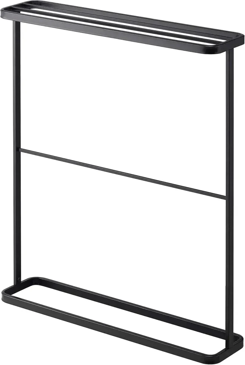 Yamazaki Jitsugyo Bath Towel Hanger Rack - Space-Saving Design
