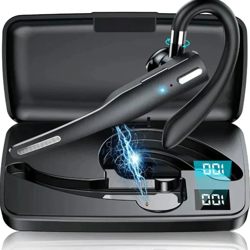 Headset mit zwei Mikrofonen – Bluetooth 5.1 und Taste an der Ohrmuschel
