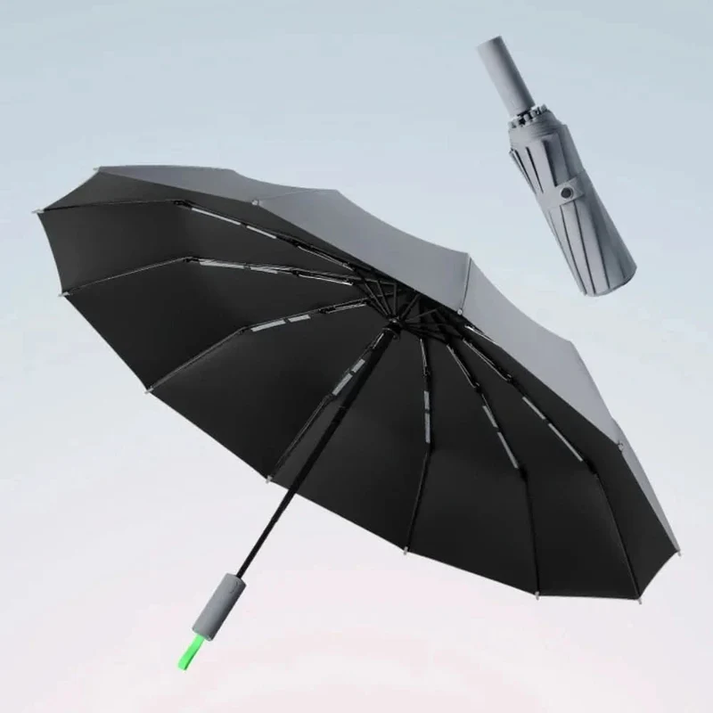 Taschenschirm – Windstabiles Gestell mit UPF 50+ und rutschfestem Griff