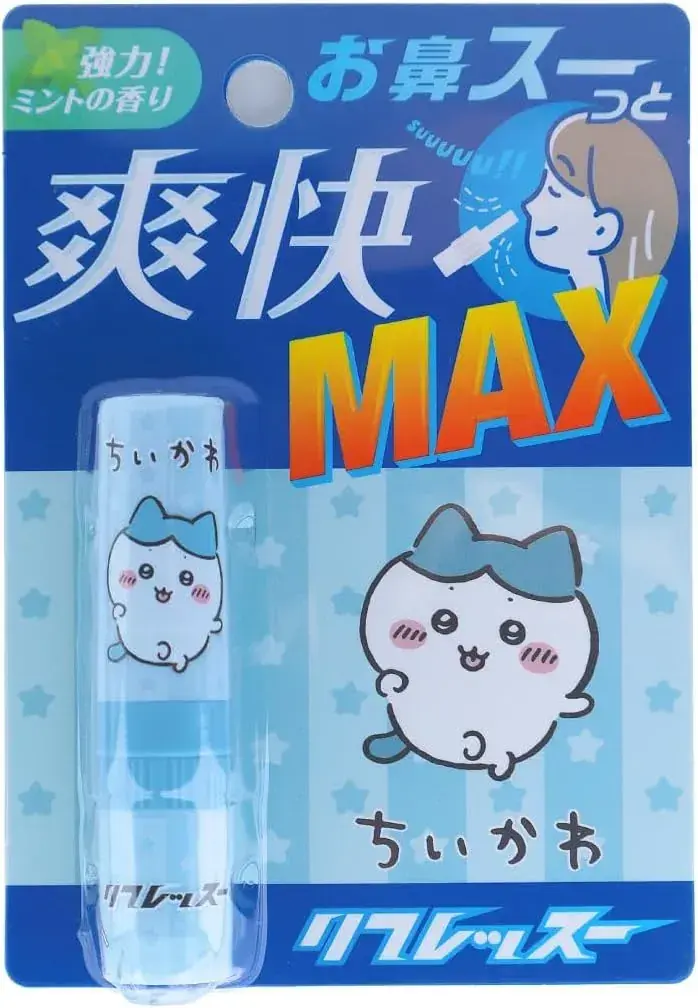 Chiikawa Refressu Peppermint Nasal Inhaler Stick 1.5ml Compact
