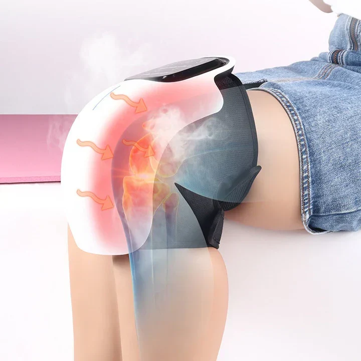 Kompaktes Knie-Massagegerät – Wärme- & Vibrationsmassage