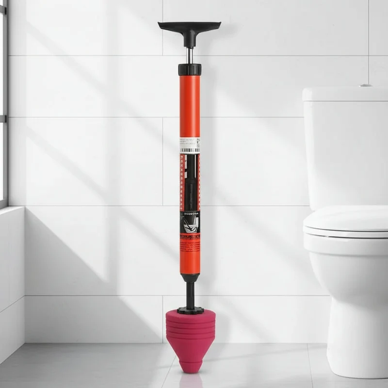 Rohrreiniger Pumpe – Hochdruck Abflussreiniger für WC und Waschbecken