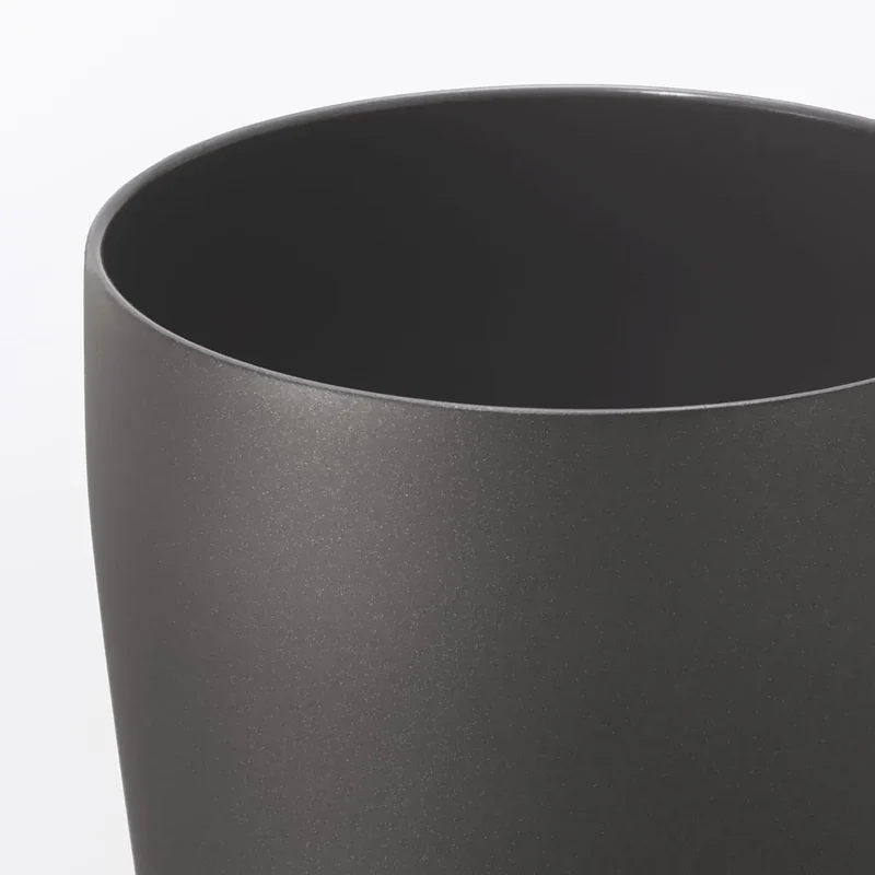 MUJI Vacuum Insulated Steel Drink Tumbler, 450 ml, Charcoal Gray