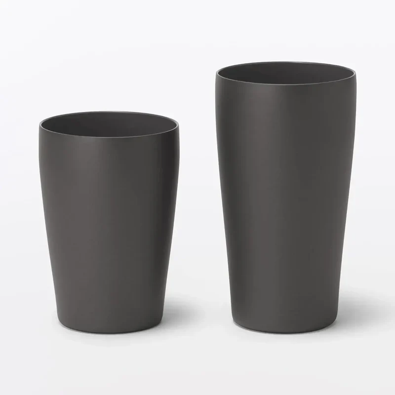 MUJI Stainless Steel Vacuum Tumbler 600 ml Matte Coating Cup