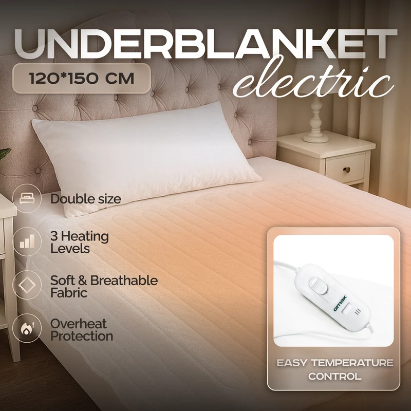 Double electric blanket with heating (very warm) OMAK 120x150 cm