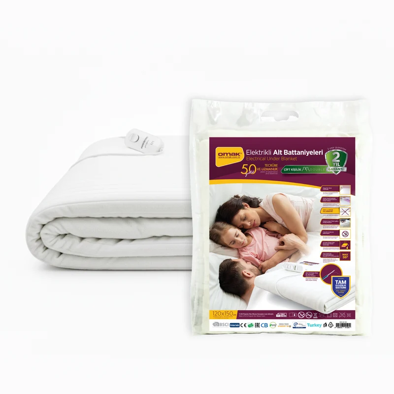 Double electric blanket with heating (very warm) OMAK 120x150 cm