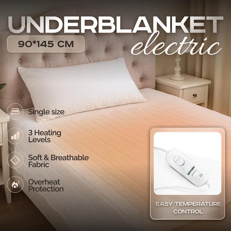 Single Size electric blanket with heating (very warm) OMAK 120x90cm