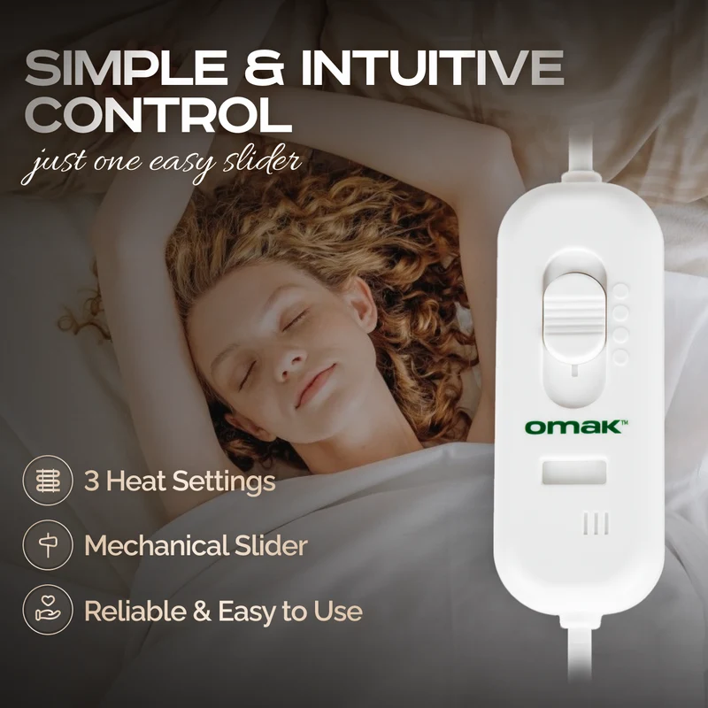 Single Size electric blanket with heating (very warm) OMAK 120x90cm