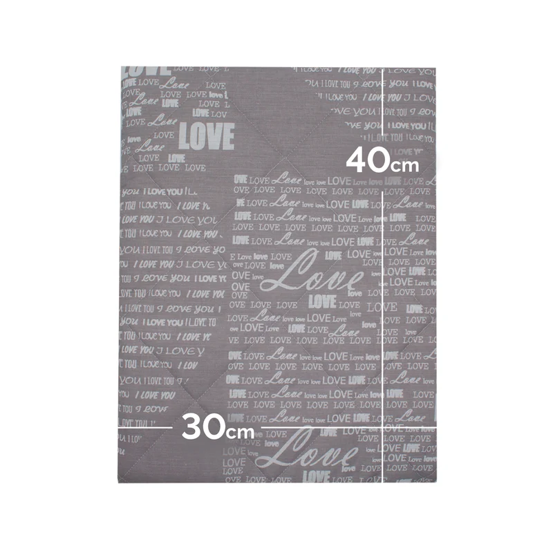 EcoSapiens Ecogreyka Heating Carbon Fiber Pad, 30x40 cm, grey