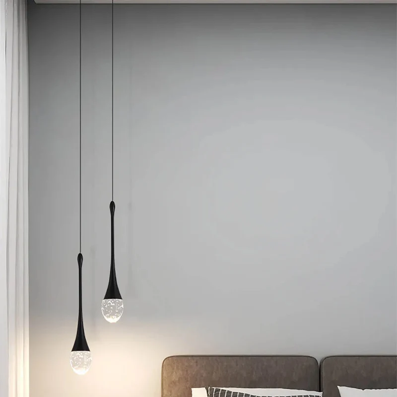 Pendelleuchte Glas – Tropfenform mit Warmweißem LED-Licht