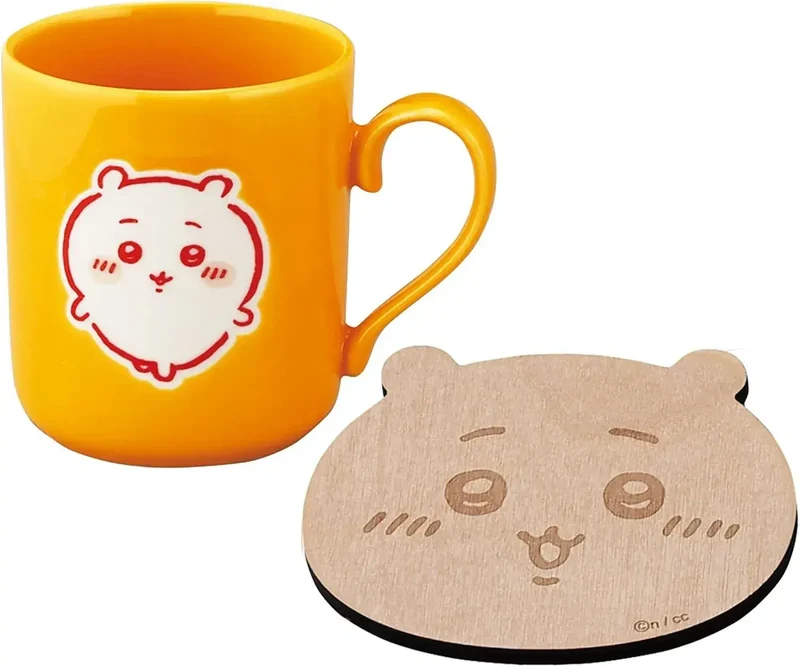 Yamaka Chiikawa Licensed Mug Coaster Set Ceramic 7.5 x 7.5 x 9.0