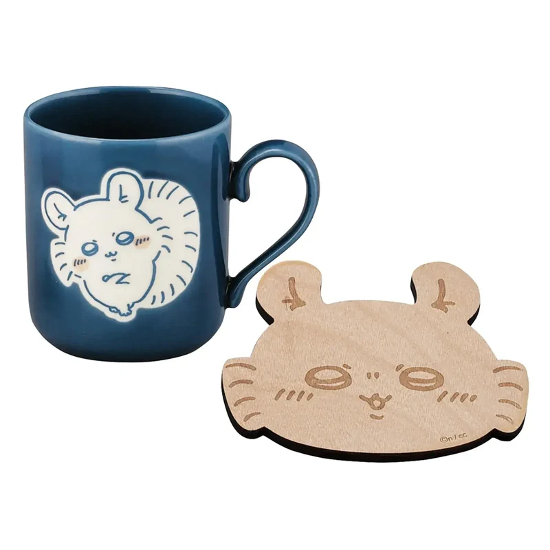 Yamaka Chiikawa Licensed Mug Coaster Set Ceramic 7.5 x 7.5 x 9.0