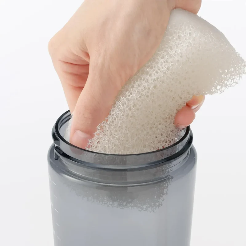 Muji Wide Mouth Easy Wash One Touch Compact Drink Bottle