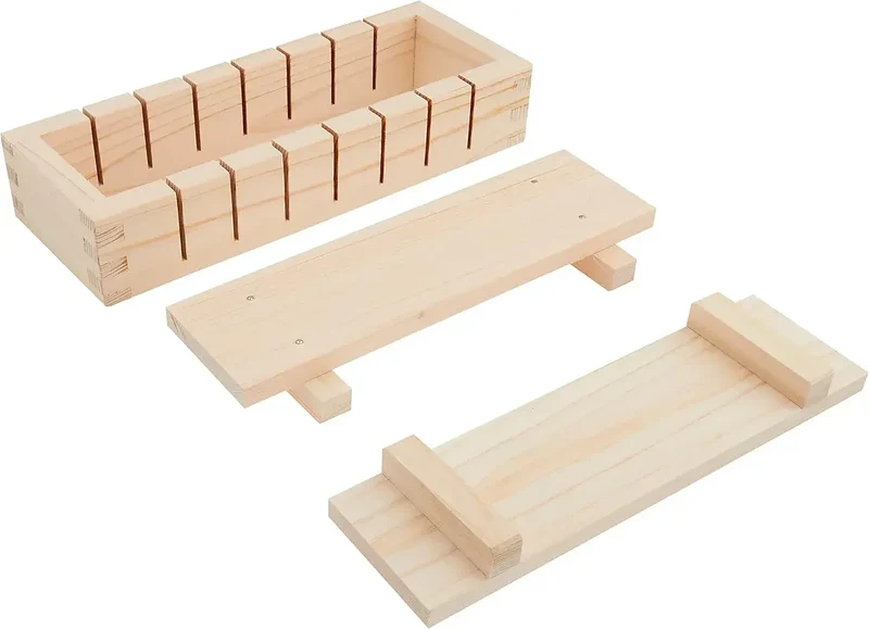 Kiso Kogei Hino Wood Oshi Sushi Mold: Traditional Kitchen Tool