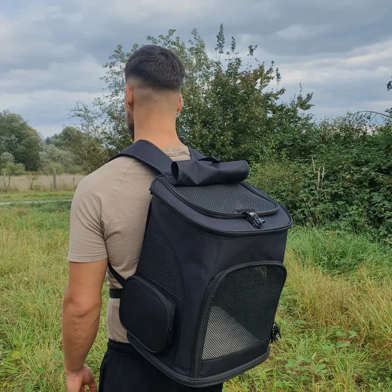 Katzenrucksack – Sichtfenster, Belüftung & Gepolsterte Gurte