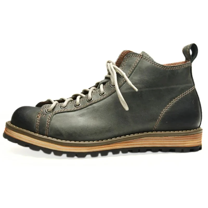 Haferl Sneaker – Kuhleder-Sohle mit Hohem Schaft für Trachten