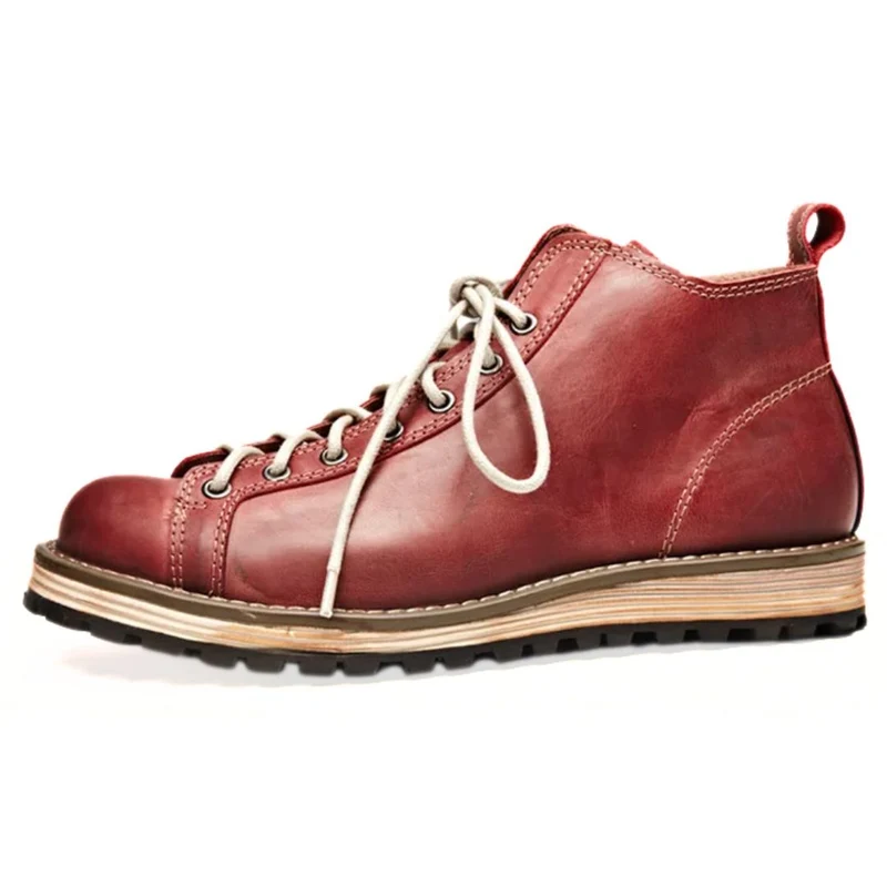 Haferl Sneaker – Kuhleder-Sohle mit Hohem Schaft für Trachten