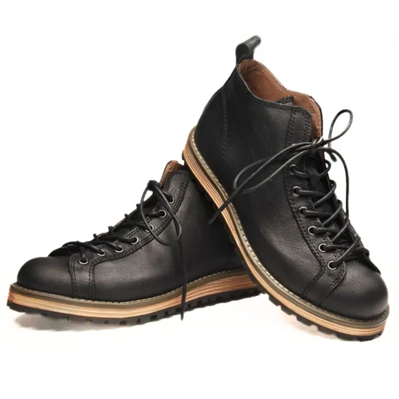 Haferl Sneaker – Kuhleder-Sohle mit Hohem Schaft für Trachten