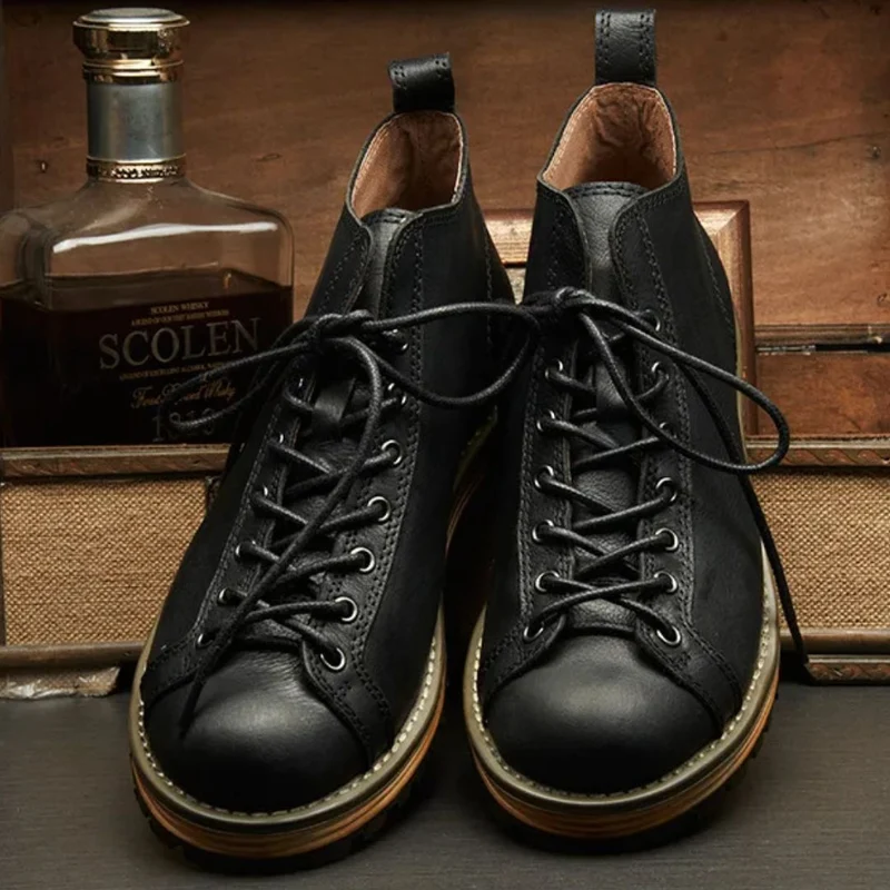 Haferl Sneaker – Kuhleder-Sohle mit Hohem Schaft für Trachten