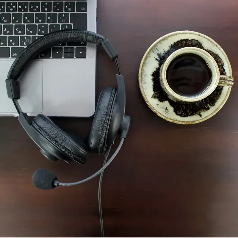 Soundwarrior Lightweight Wired USB C Headset with Adapter for Daily Audio