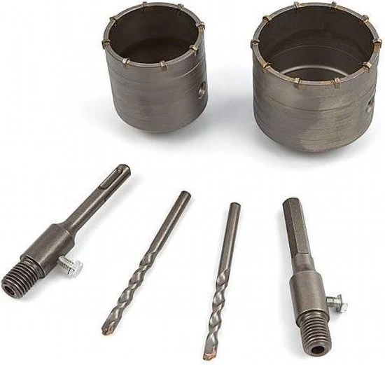 Stahlkaiser Bohrkronen Set SDS PLUS 65/80mm 2 tlg.