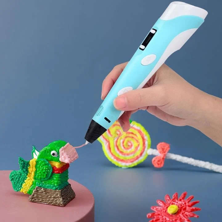 3D-Stift – Einstellbare Temperatur & 50 m PLA-Filament im Set