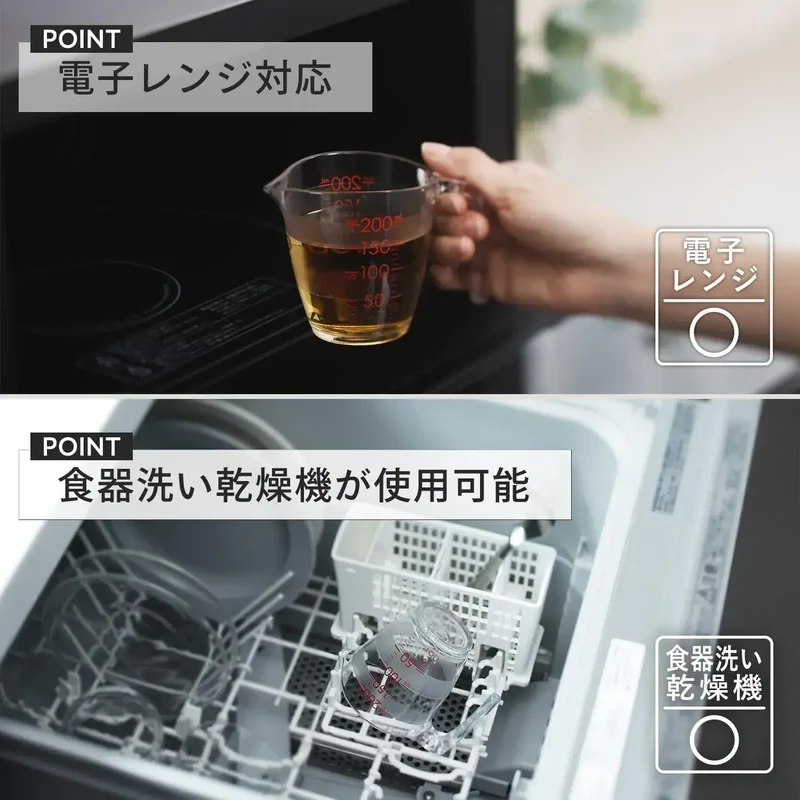 MARNA Easy-Read Measuring Cup 500 mL Microwave & Dishwasher Safe