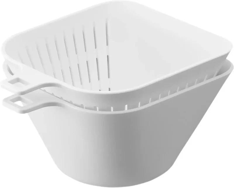 Yamazaki Tower Chili Bowl Colander Kitchen Storage Set 23.7 fl oz