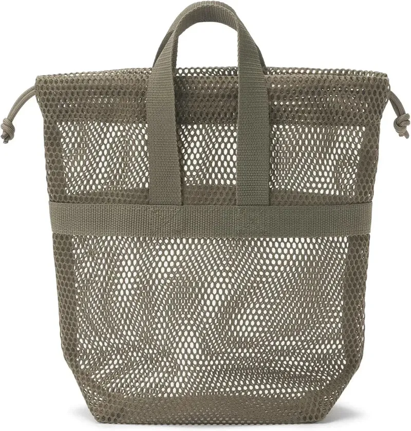 Muji 3D Mesh Drawstring Pouch with Handles Small Size