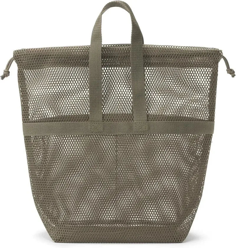 Muji 3D Mesh Drawstring Bag with Handles, Medium Size Pouch