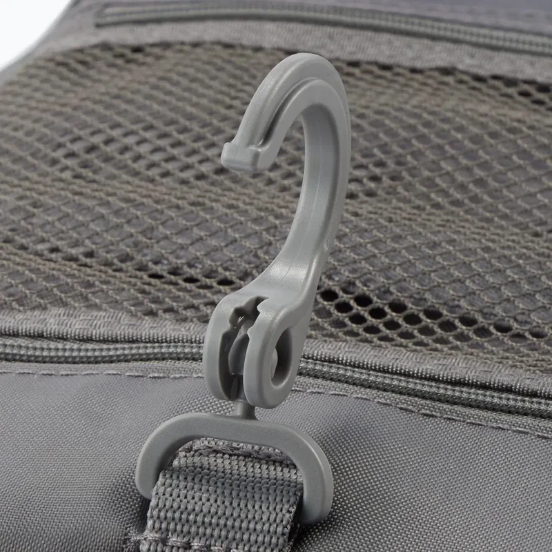 Muji Polyester Hanging Toiletry Case, Medium Gray Travel Organizer