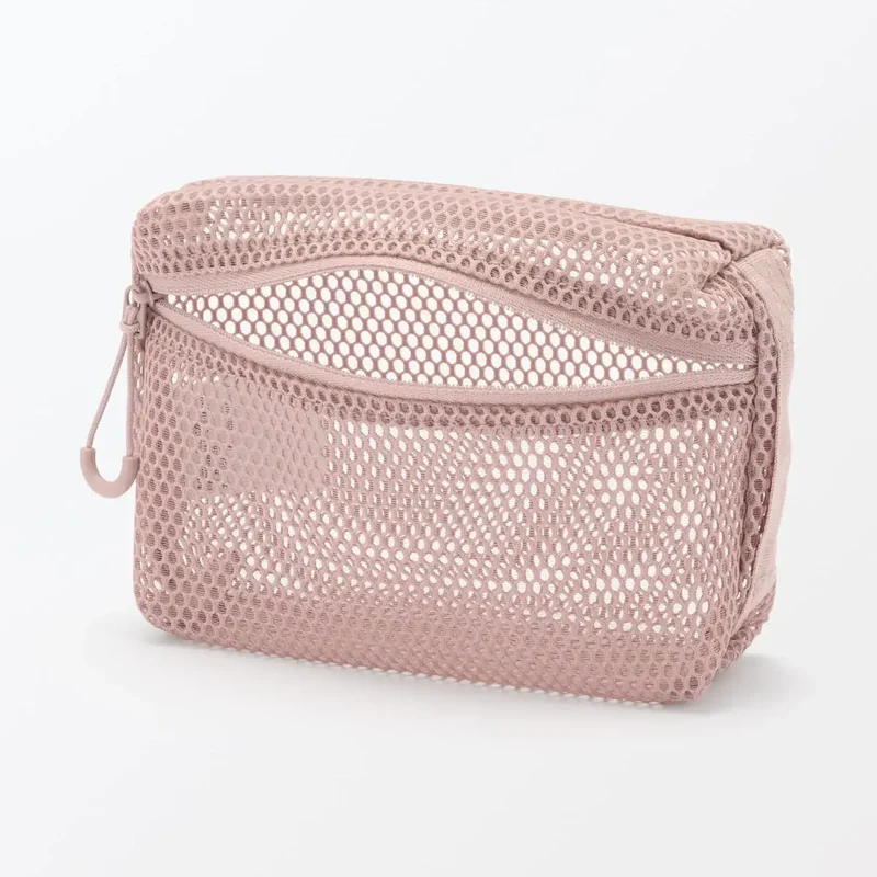 Muji 3D Mesh Case Small Storage Pouch - Travel Organizer